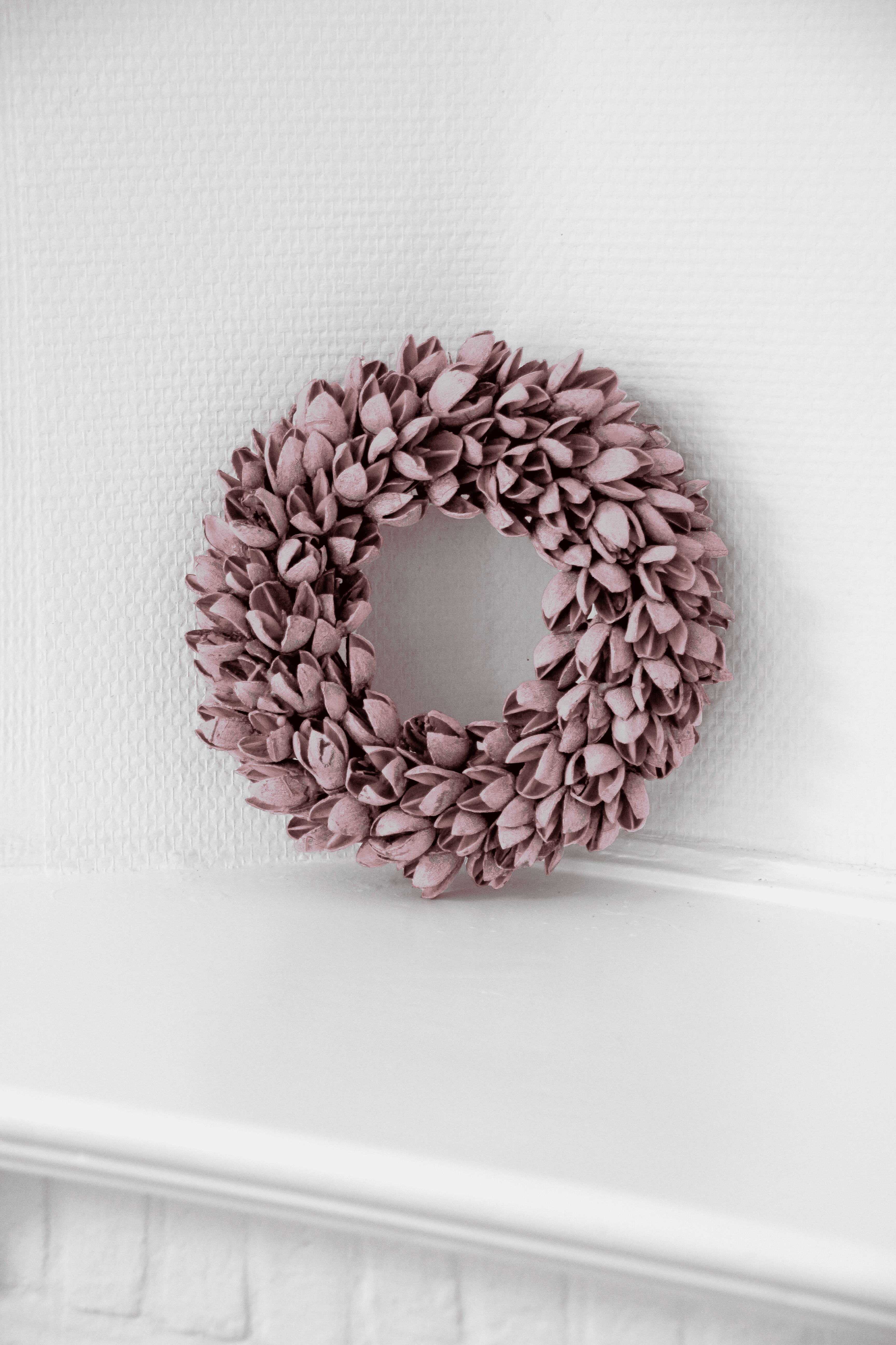 Maison d'Abri - Kranz 'Bakuli' (Ø20cm, dünn, rosa)