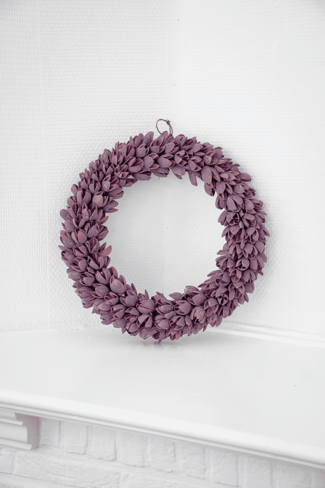 Maison d'Abri - Couronne 'Bakuli' (Ø30cm, Fine, Mauve)