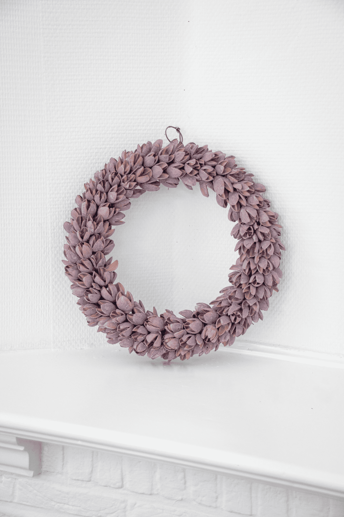 Maison d'Abri - Couronne 'Bakuli' (Ø30cm, Fine, Rose)