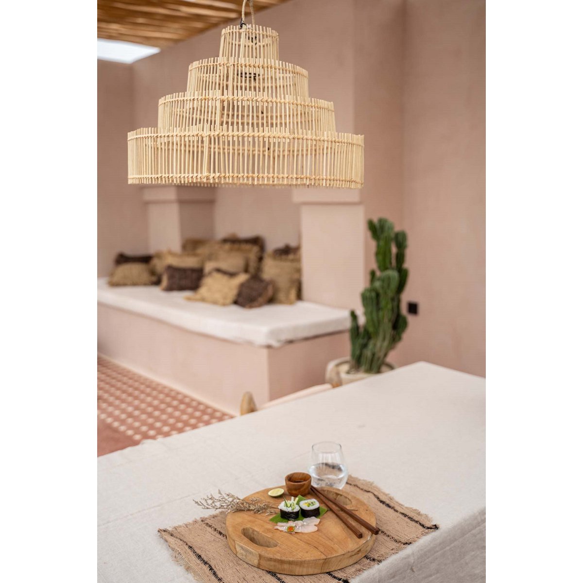 Bazar Bizar - Lampe suspendue 'The Wedding Cake' (Naturel, M)