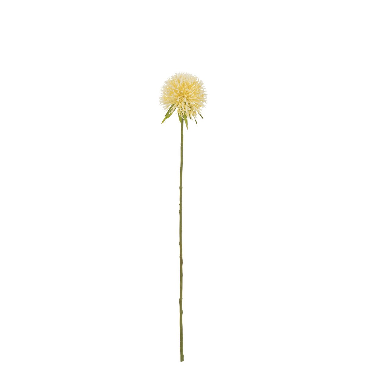 J-Line - Fleur Allium Plastique Jaune Clair S