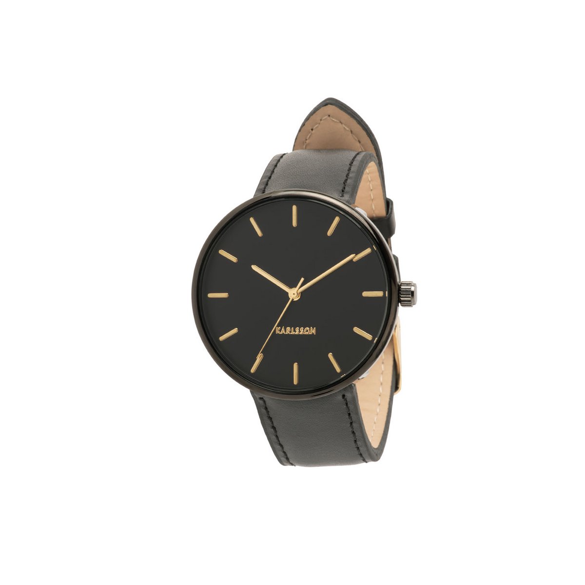 Karlsson – Uhr Minimal Stahl – KA5904BK