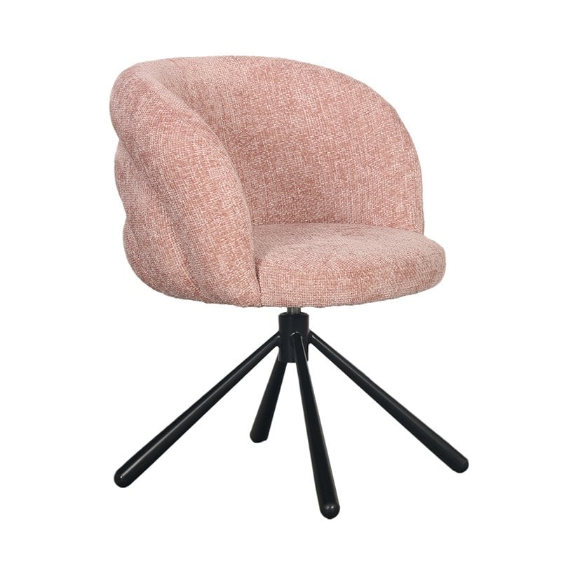 Pole to Pole - Chaise Pivotante Pebble Rose Pastel