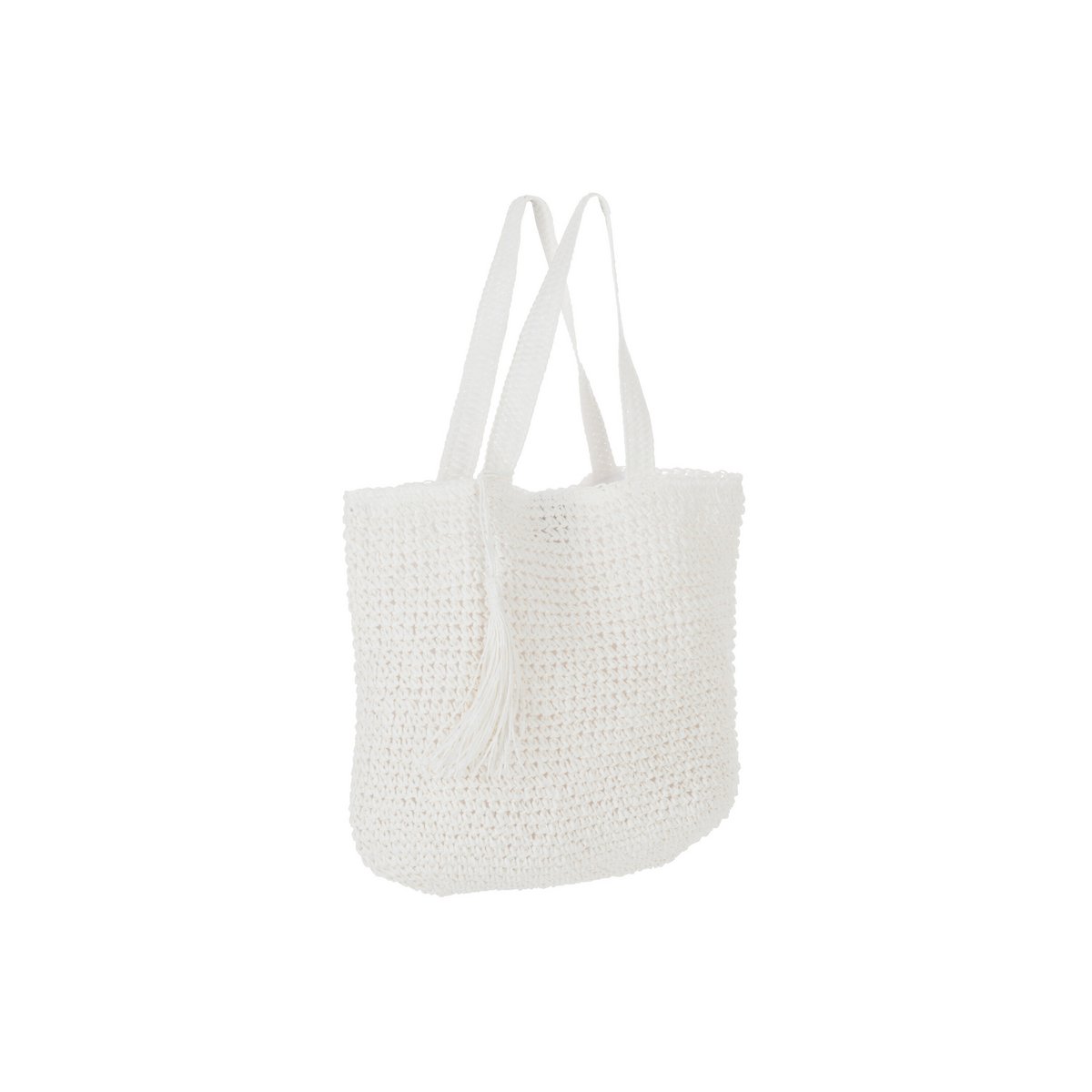 J-Line - Sac de Plage Papier Brosse Blanc