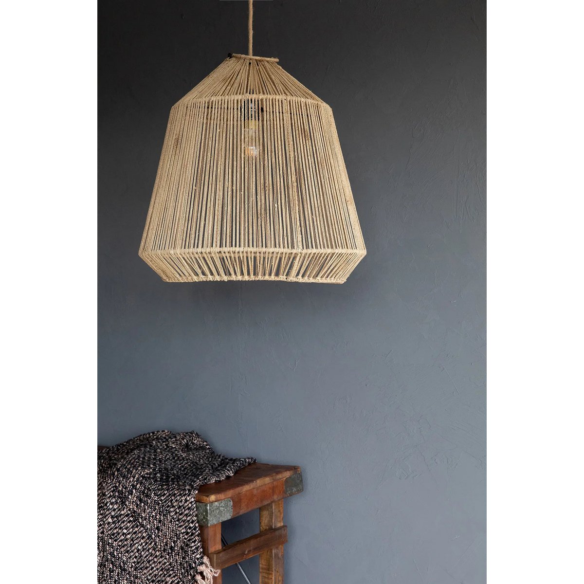 Bazar Bizar - Lampe suspendue 'Conique' (Naturel)