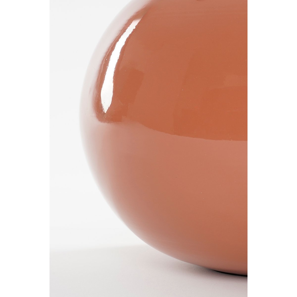 Glimmerdekorationen - Boyd Vase - H36 x Ø25 cm - Metall - Terra