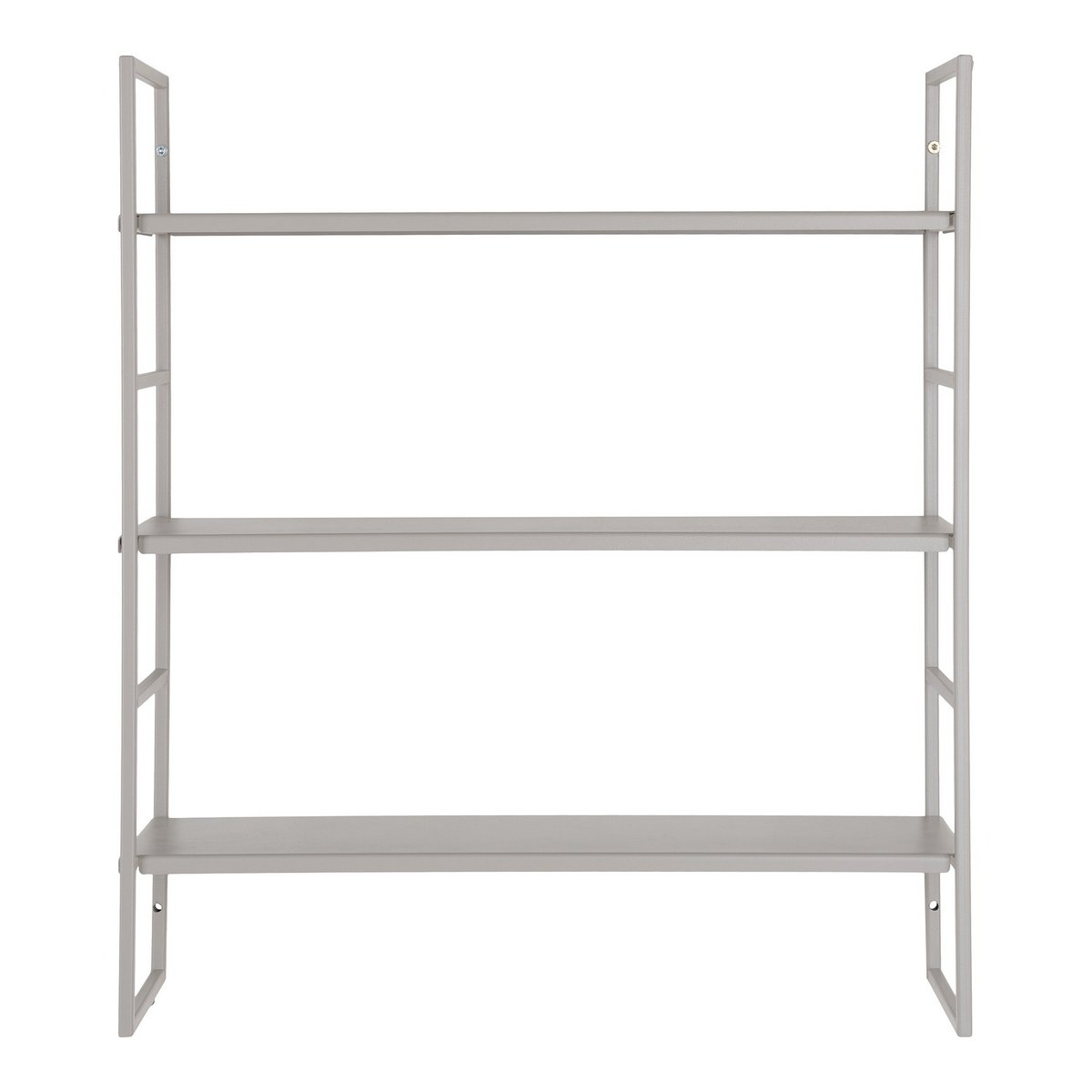 House Nordic - Beja Shelves - Etagères, acier, gris froid, 3 étagères, 48x17x55 cm