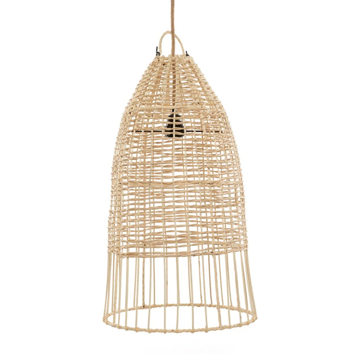 Bazar Bizar - Lampe suspendue 'Elba' (Naturel, M)