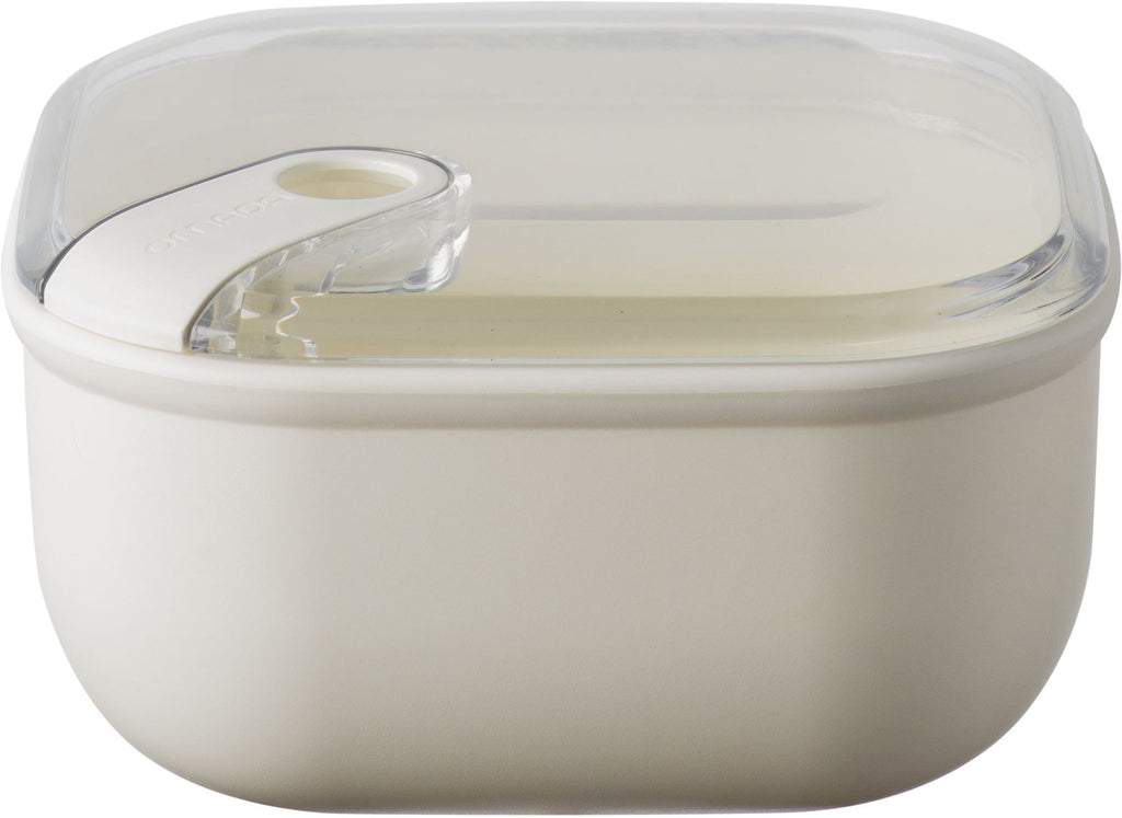 Omada - Lunchbox 'Pull Box' (Vierkant, 1 liter, Wit)