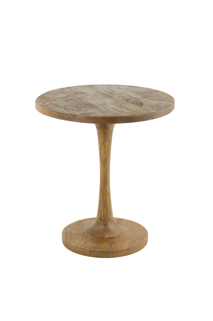 Light &amp; Living - Table d'appoint 'Bicaba' (Taille M, Bois, Marron foncé mat)