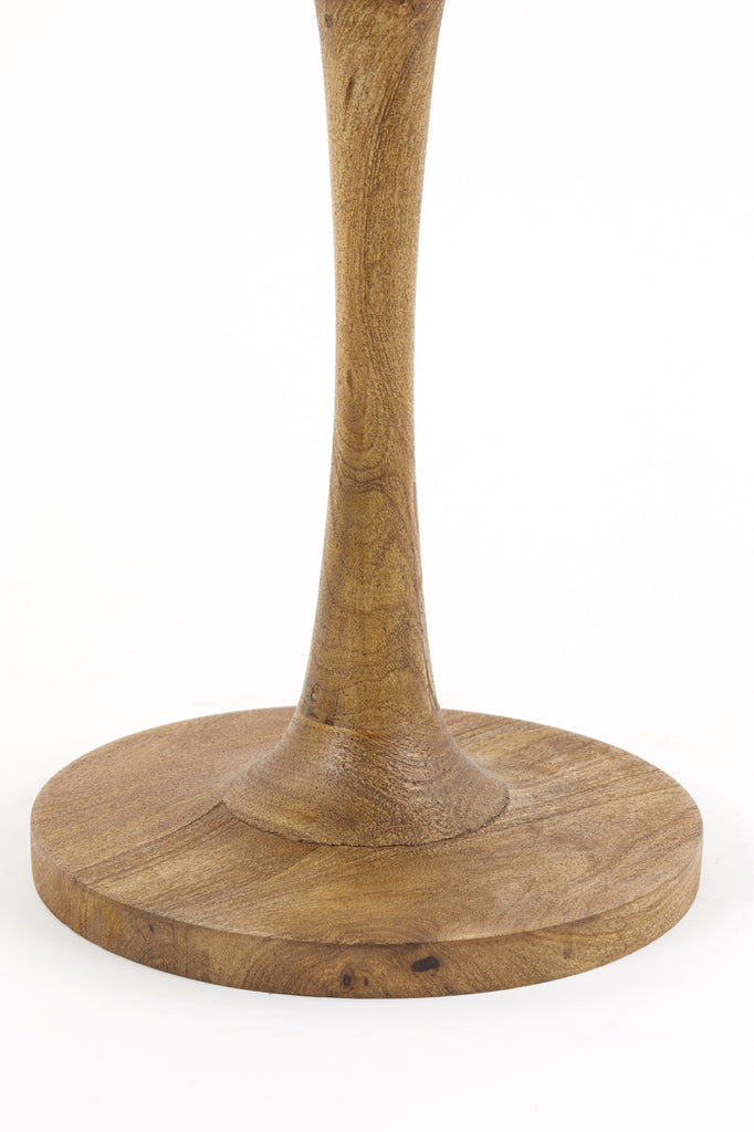 Light &amp; Living - Table d'appoint 'Bicaba' (Taille M, Bois, Marron foncé mat)