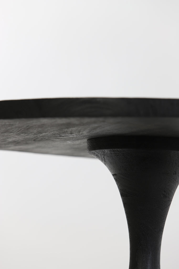 Light &amp; Living - Table d'appoint 'Bicaba' (Taille M, Bois, Noir)