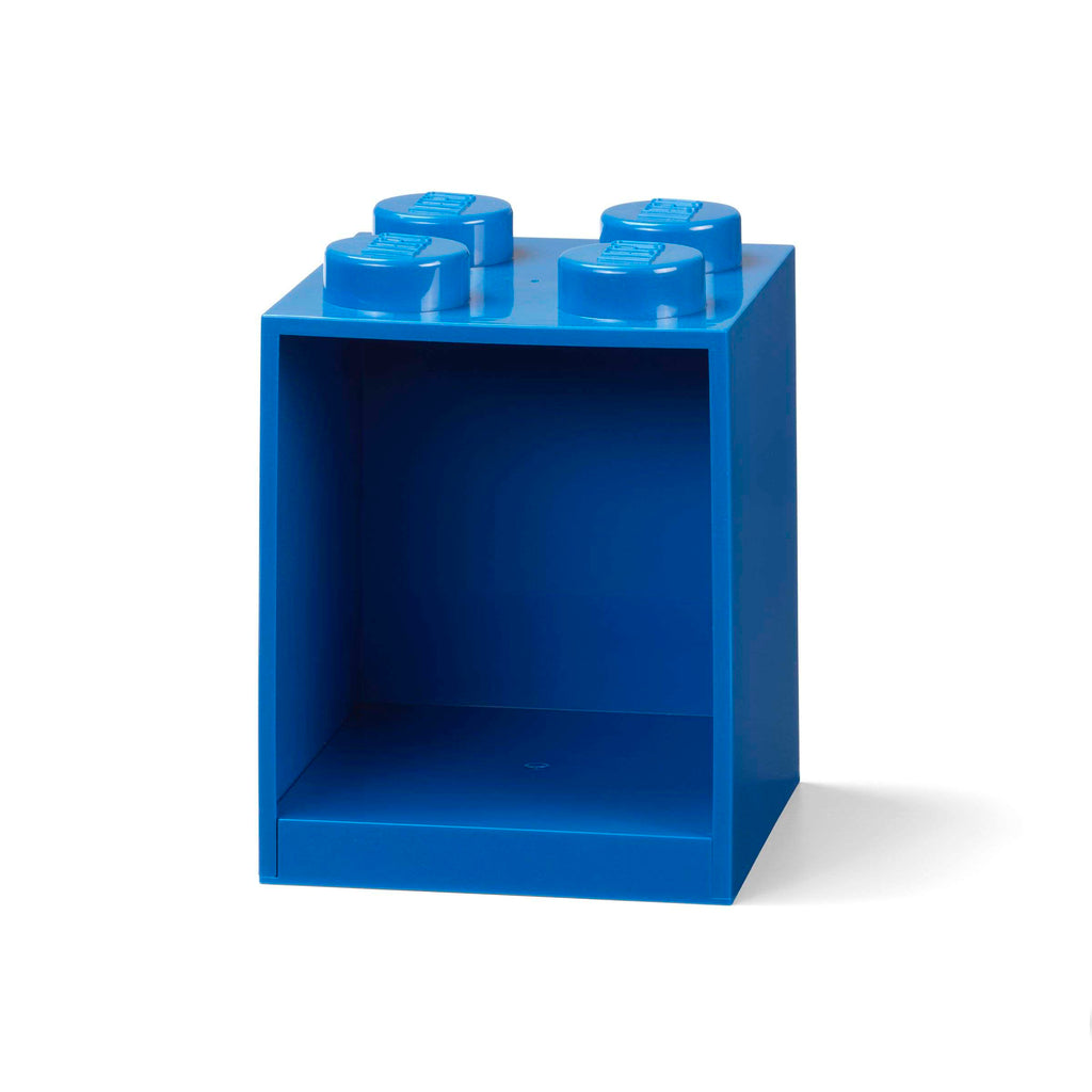 Lego - Wandschap 'Brick 4' (Blauw)