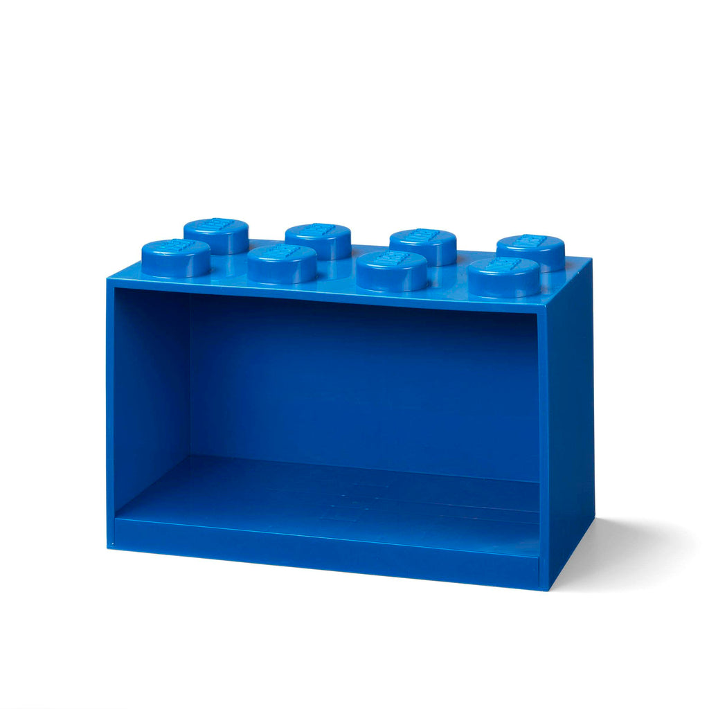 Lego - Wandschap 'Brick 8' (Blauw)