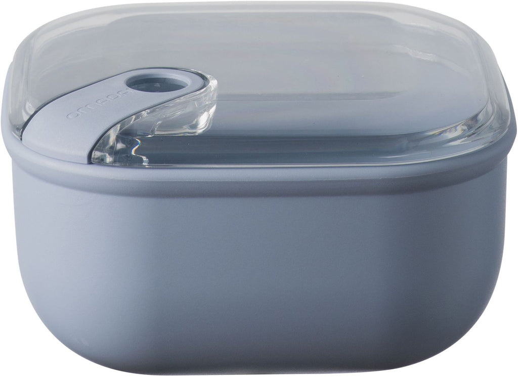 Omada - Lunchbox 'Pull Box' (Vierkant, 1 liter, Blauw)