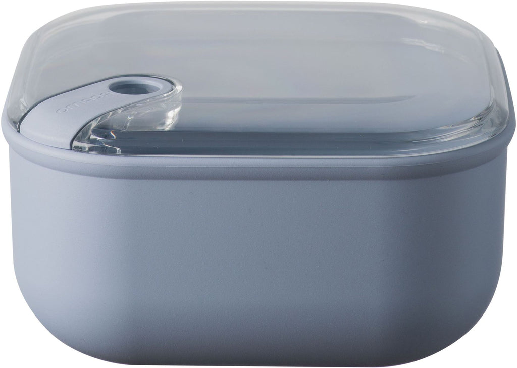 Omada - Lunchbox 'Pull Box' (Vierkant, 2 liter, Blauw)