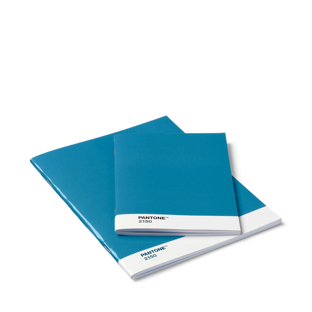 Copenhagen Design - Carnets 'Pantone' (Lot de 2, Bleu 2150)