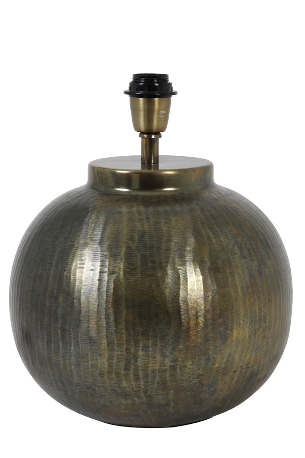 Licht &amp; Wohnen - Lampensockel 'Bolcho' (38cm hoch, Antikbronze)