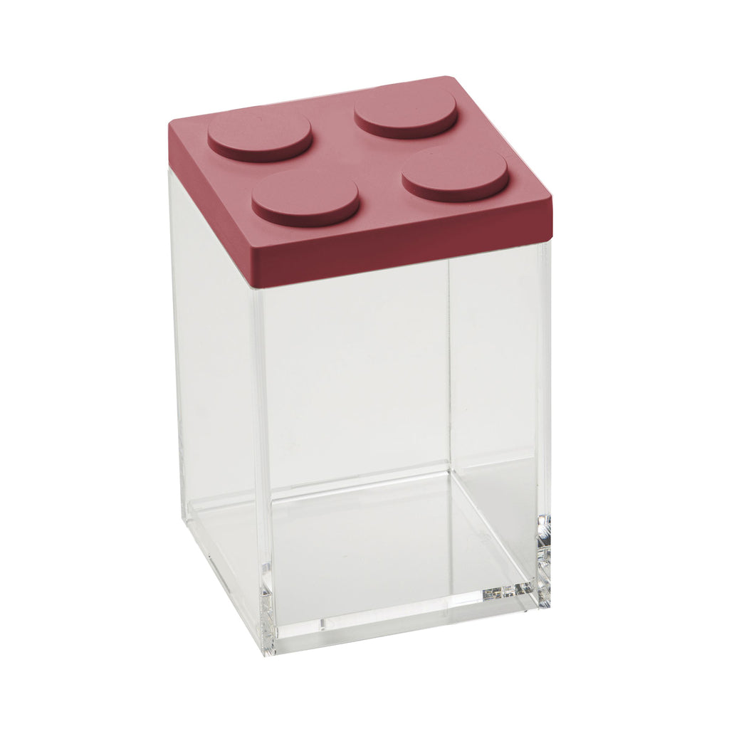 Omada - Opbergbox 'Brickstore' (1 liter, Rood)