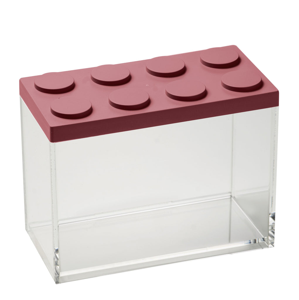 Omada - Opbergbox 'Brickstore' (2 liter, Rood)