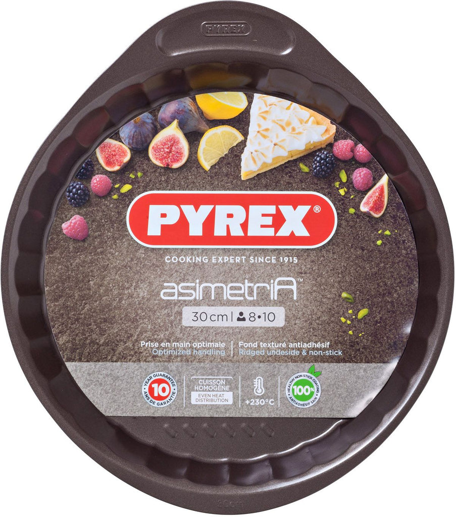 Pyrex - Taartvorm 'Asimetria' (30cm, Brons)