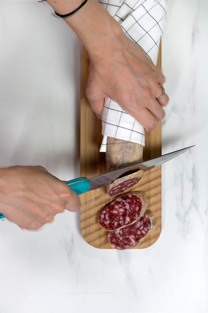 Trebonn - Snijplank met mes voor salami 'Artú'