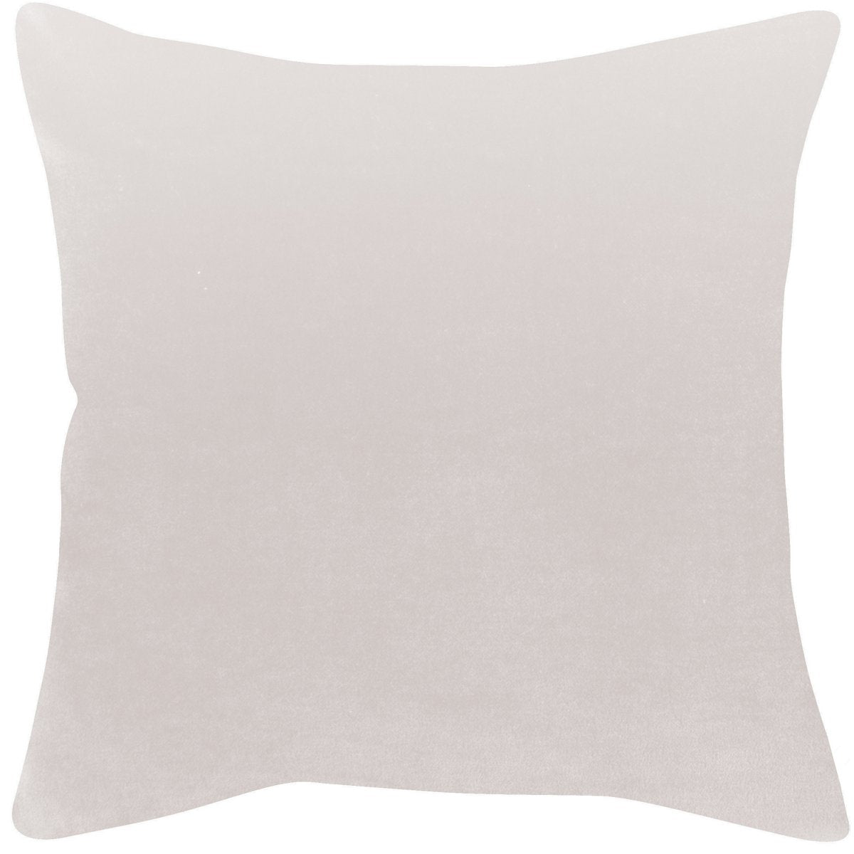 VIVARAISE - Coussin uni Elise Craie 45 x 45