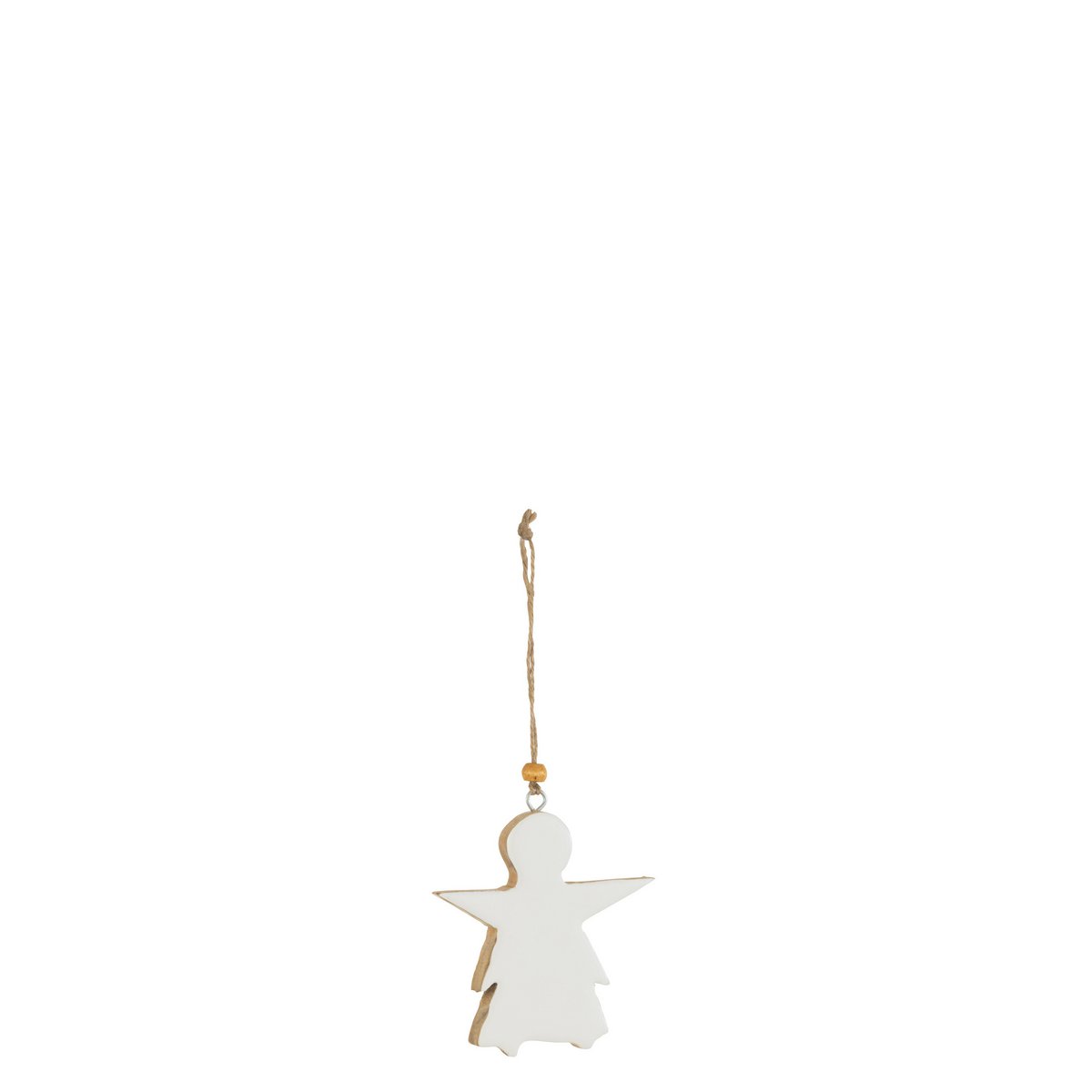 J-Line - Pendentif de Noël 'Ange' (Blanc, Taille M)