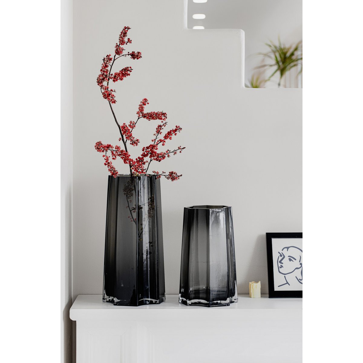 Element Accessories - Modern-Classic Luxe vaas, stijlvol design, LENOX 30 Grey