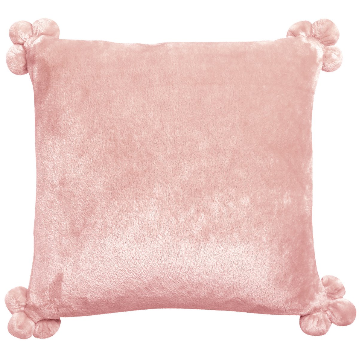 VIVARAISE - Coussin Tendre Aubépine pompons 45 x 45