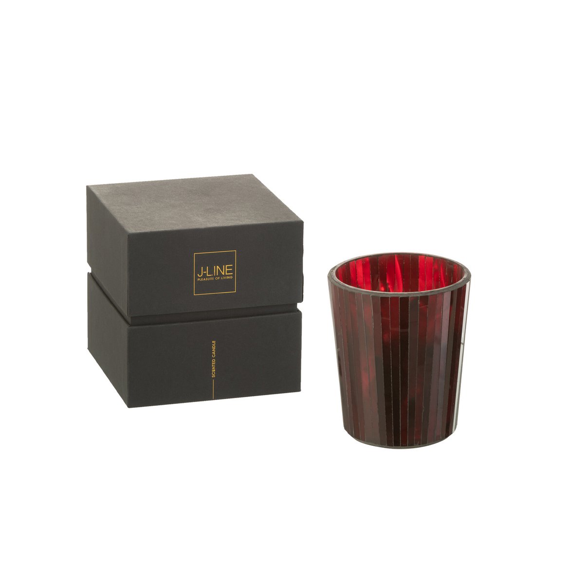 J-Line - Bougie parfumée Noa Ruby - Rouge - M - 55U