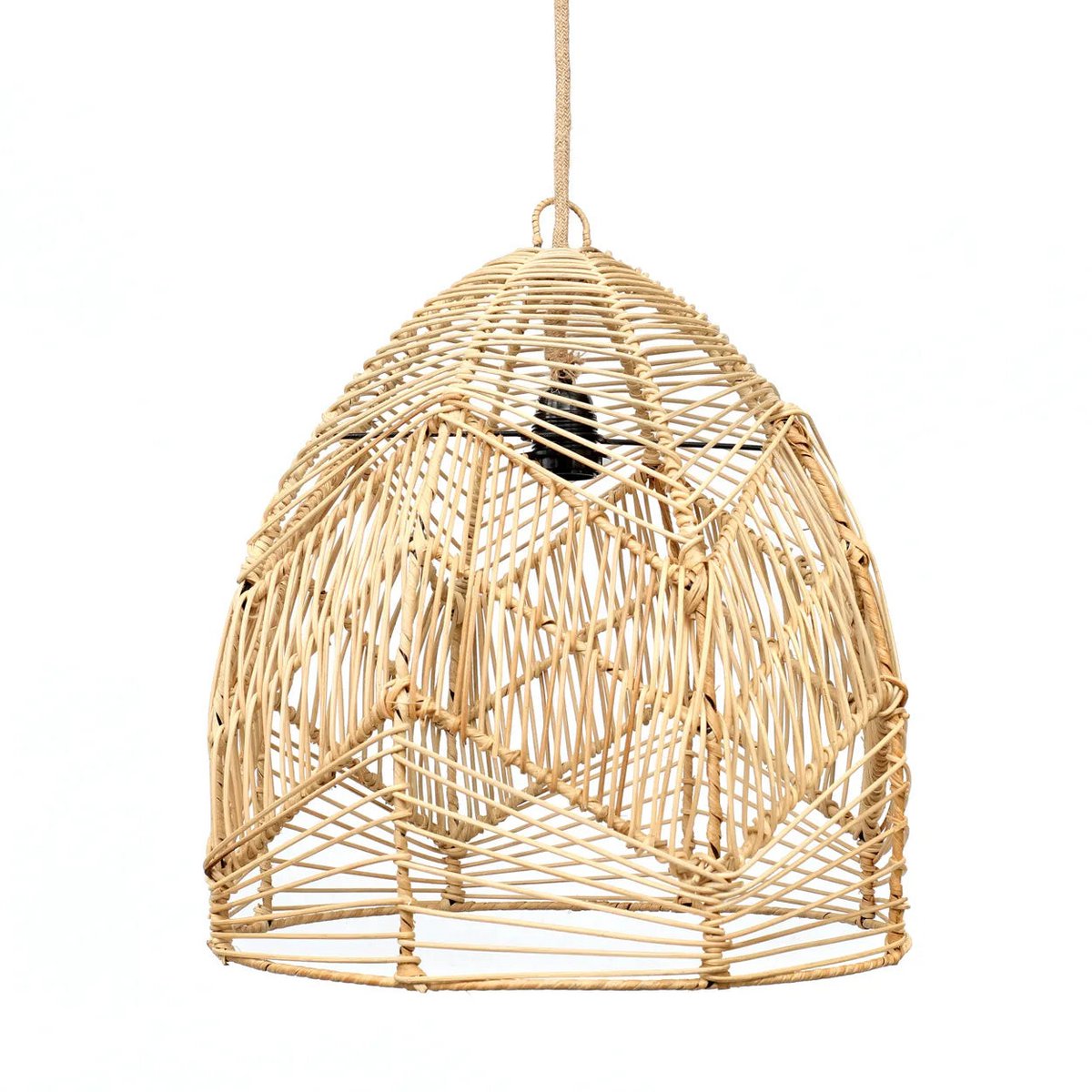 Bazar Bizar - Lampe suspendue 'Bala' (Naturel, M)