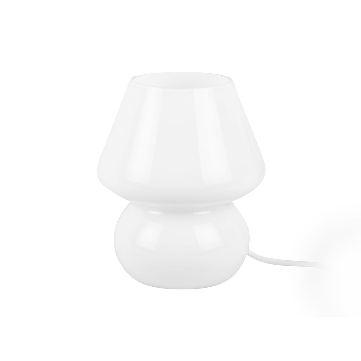 Leitmotiv - Lampe de Table Verre Vintage - LM1978WH