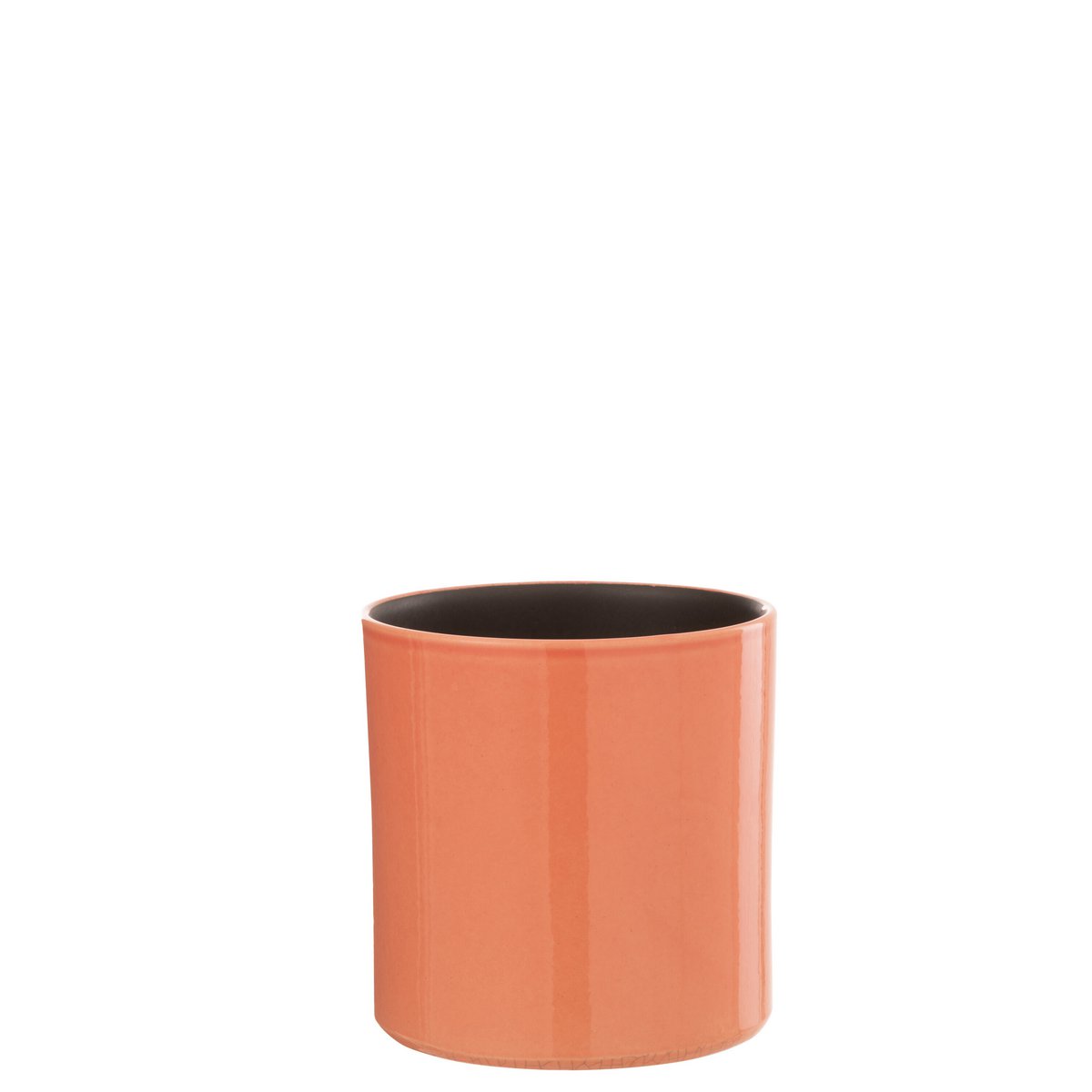 J-Line - Pot de Fleurs Flek - Céramique - Rose - Petit - Ø16,50cm