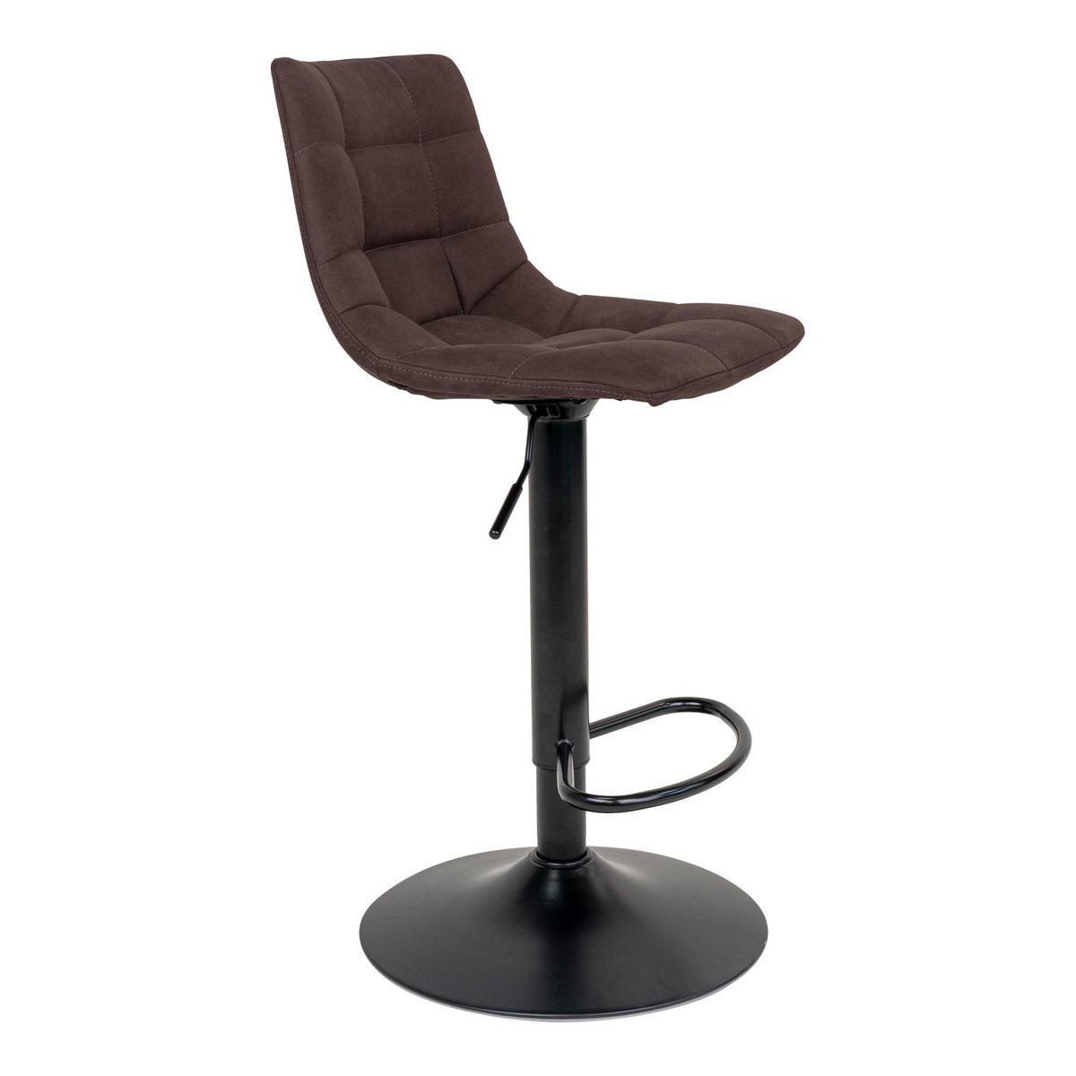 House Nordic - Tabouret de bar Middelfart - lot de 2 - Marron foncé