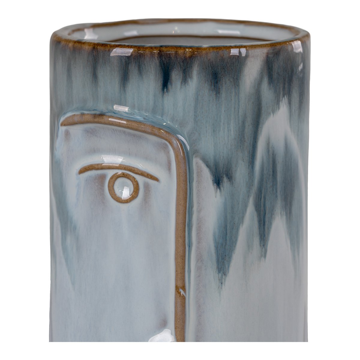 House Nordic - Vase - 2-farbig blau