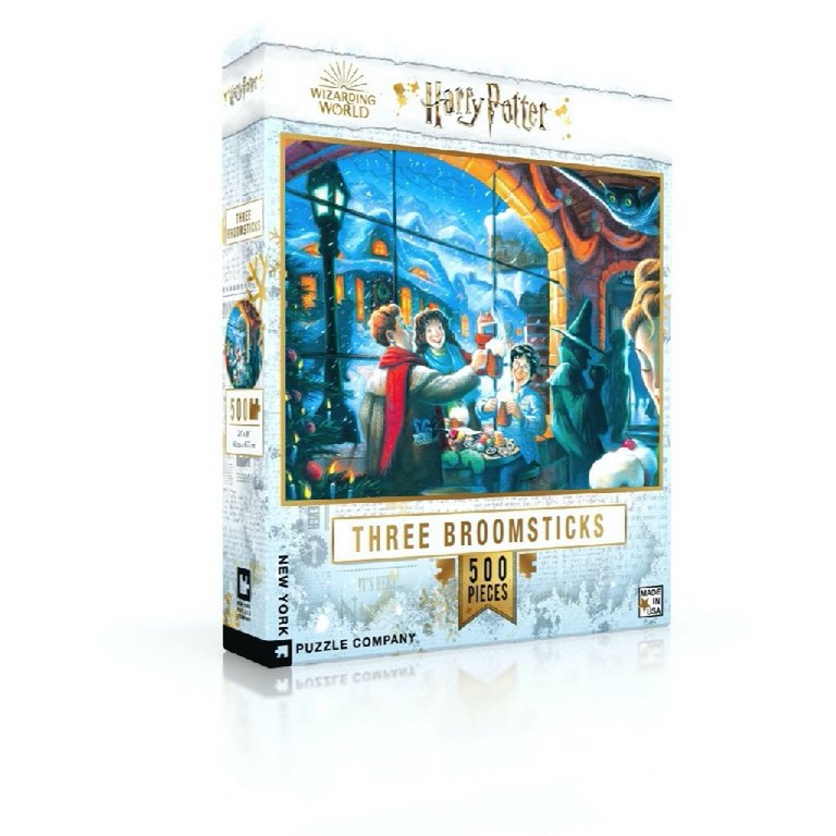 New York Puzzle Company - Puzzle 'Drei Besenstiele' (500 Teile)