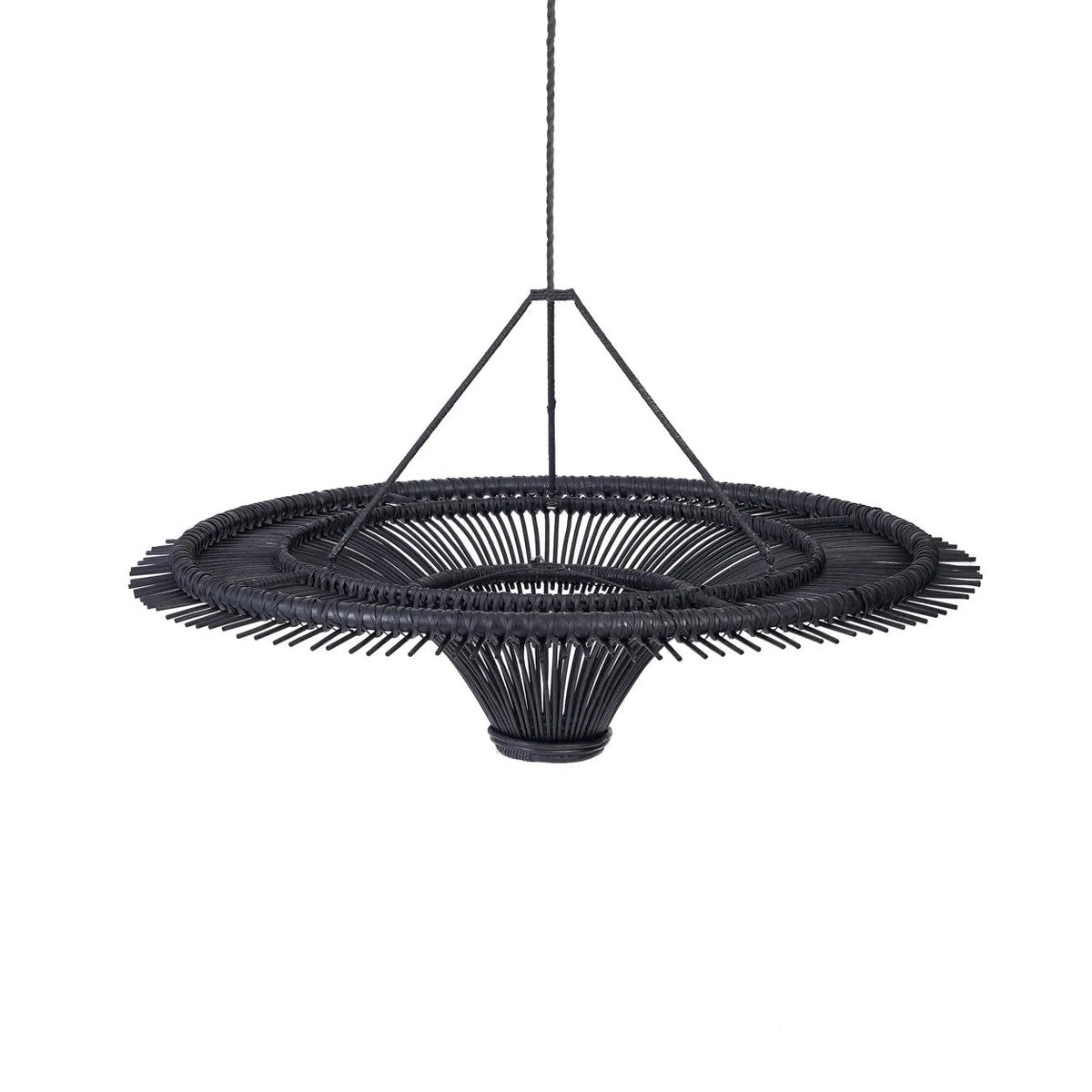 Bazar Bizar - Lampe suspendue 'Sky' (Noir, XL)