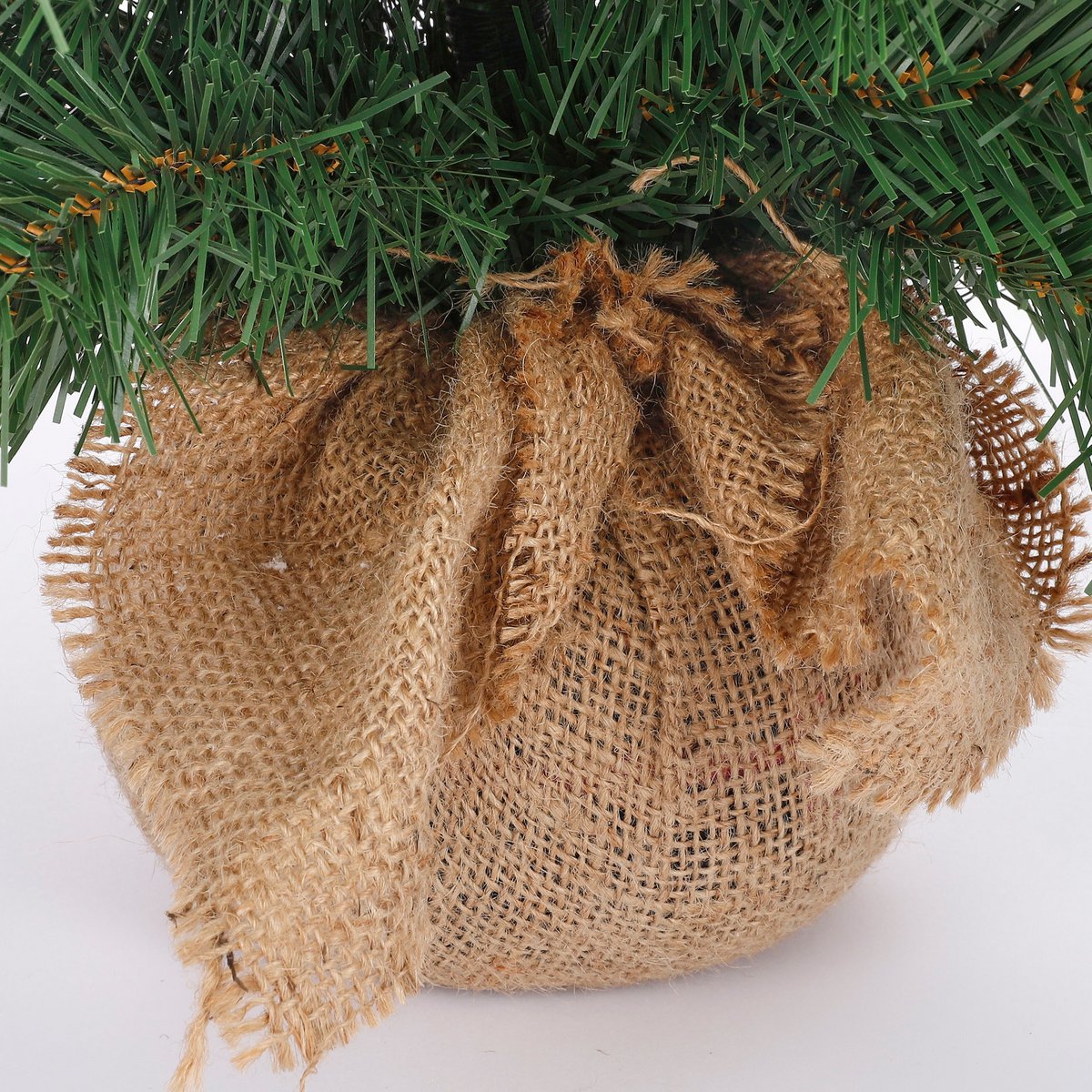 Maison d'Abri® - Sapin de Noël Artificiel Alpin en Jute - H90 x Ø66 cm - Vert