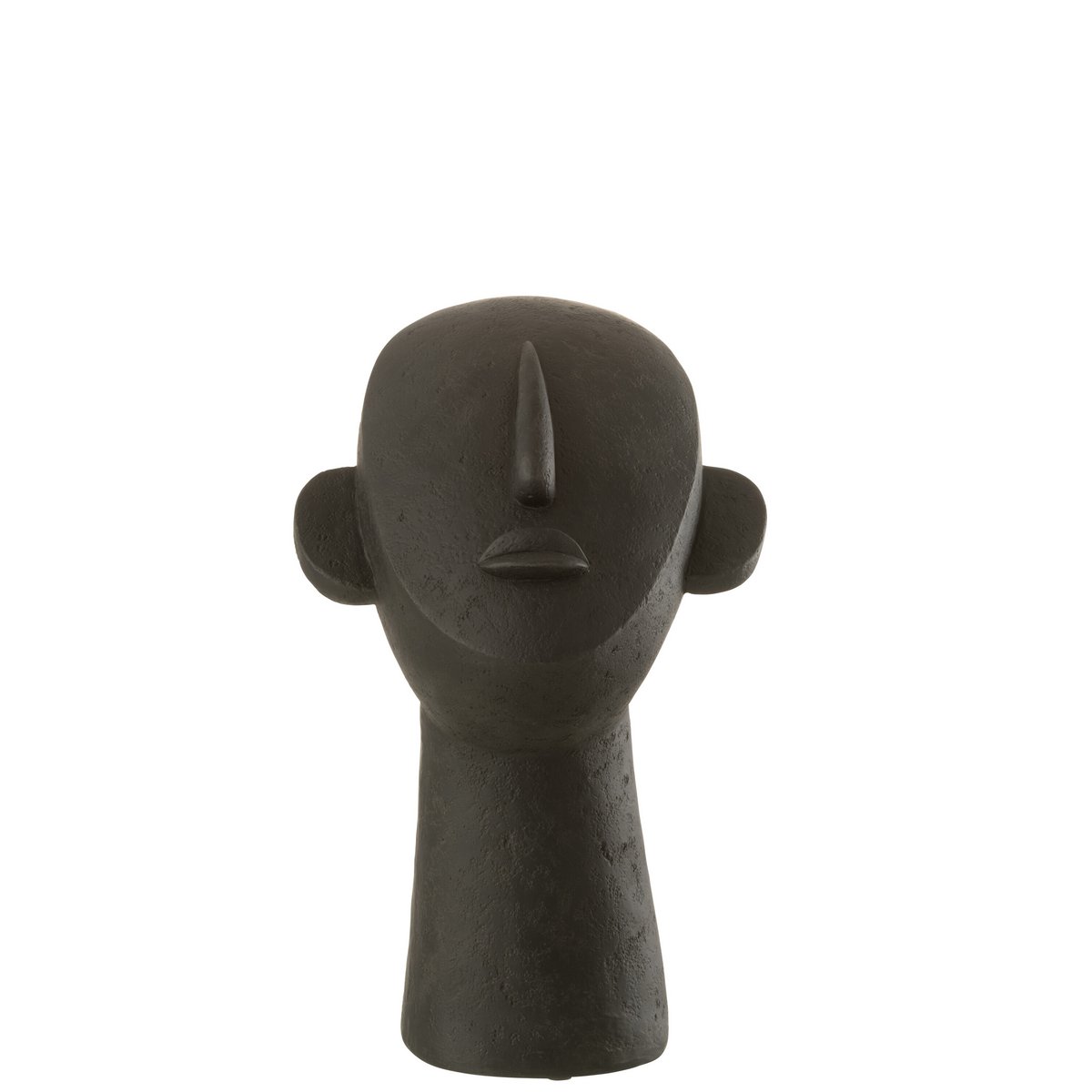 J-Line - Figurine Visage Poly Noir