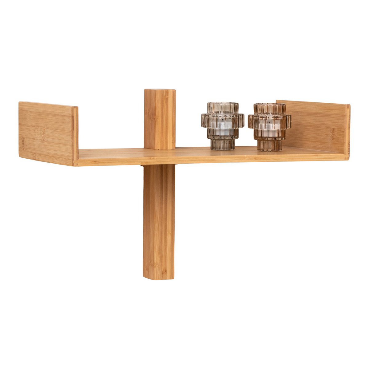 House Nordic - Villa Shelf - Wandregal, Bambus, natur 50x36 cm