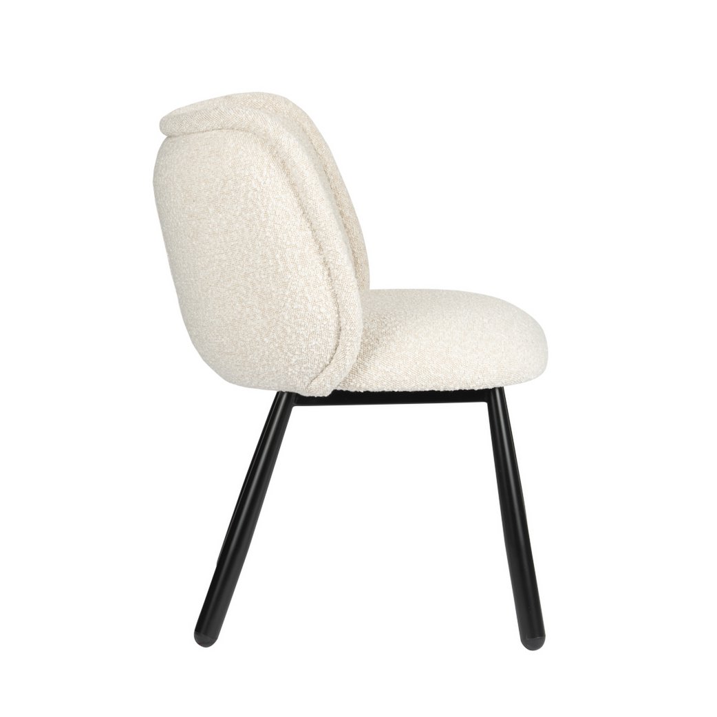 Pole to Pole - Chaise Panda Blanc Perle (Lot de 2)