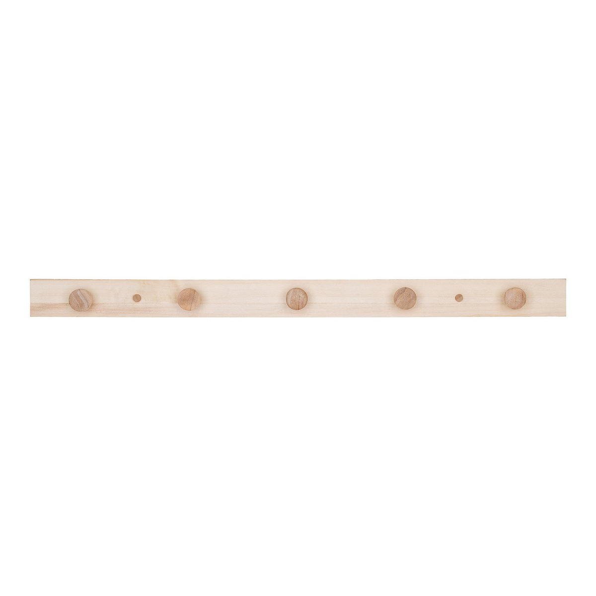 House Nordic - Porte-manteau Abano - Porte-manteau, peuplier, naturel, L : 70 cm