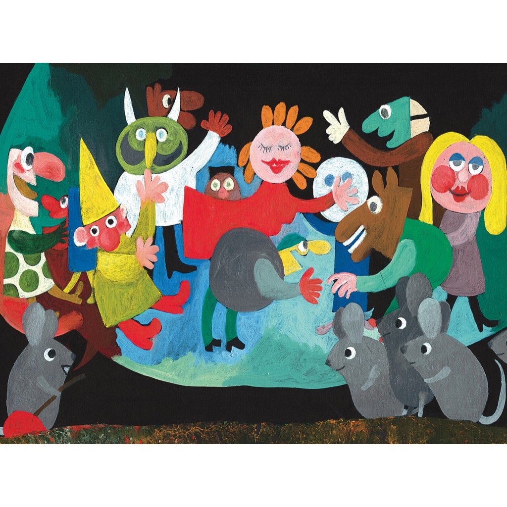 New York Puzzle Company - Puzzle 'Mouse Carnival' (48 pièces)