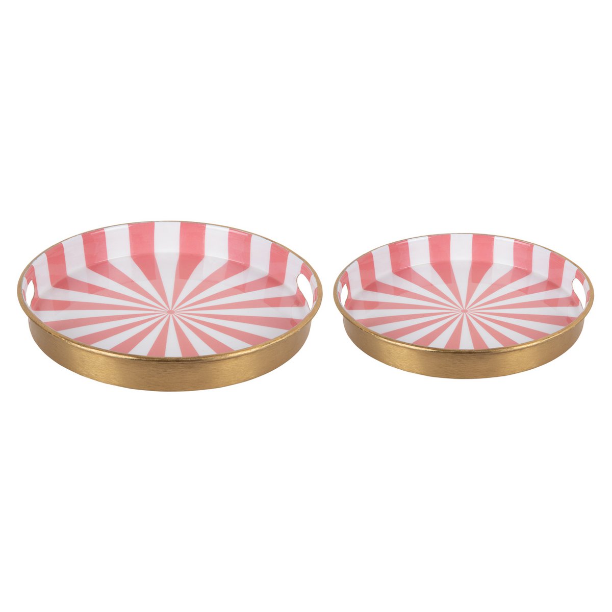 Present Time – Candy Swirl Tablett-Set, 2er-Set – PT4205PI