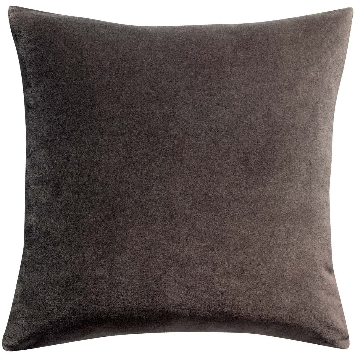 VIVARAISE - Coussin uni Elise Cacao 45 x 45