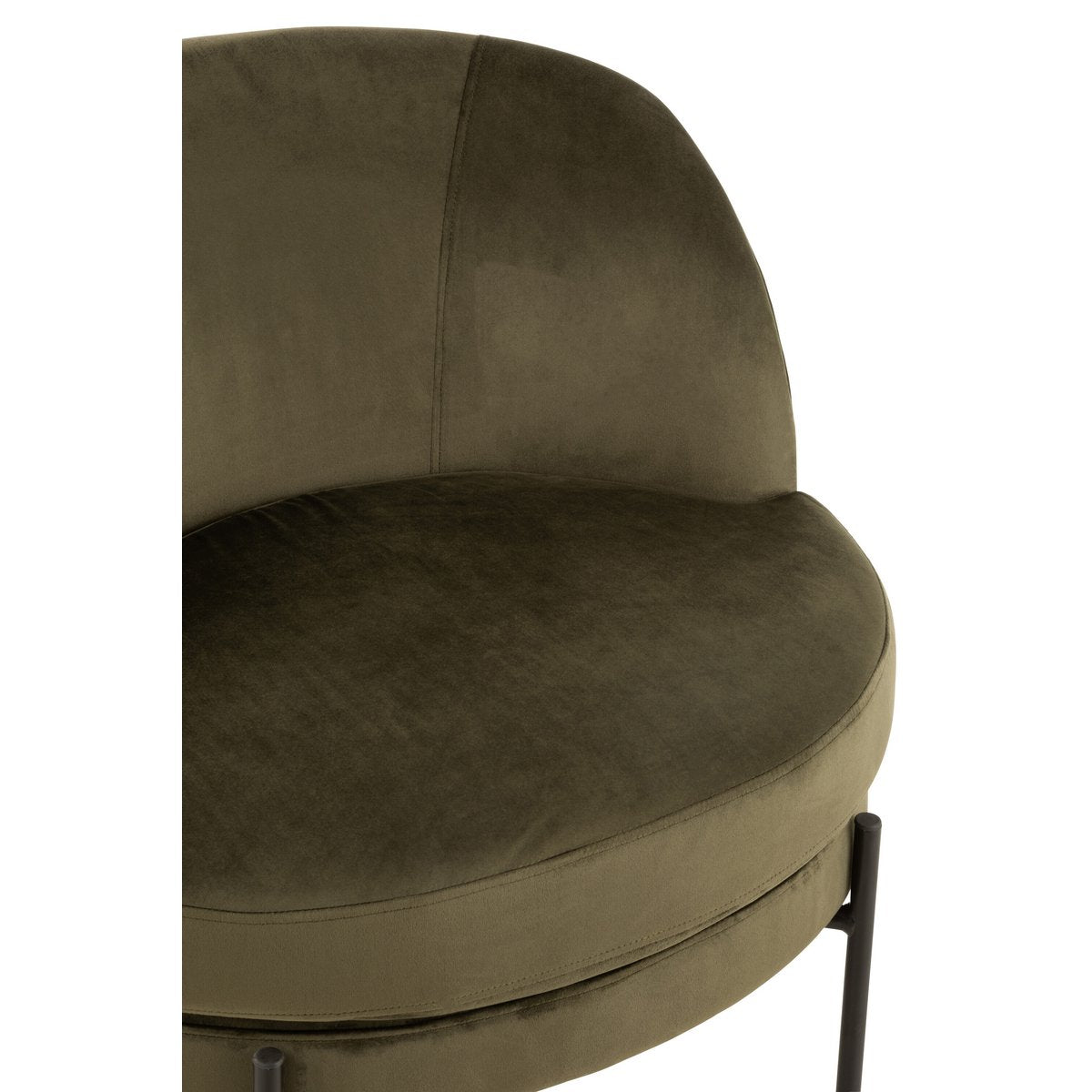 J-Line - Chaise longue 'Round' - Vert