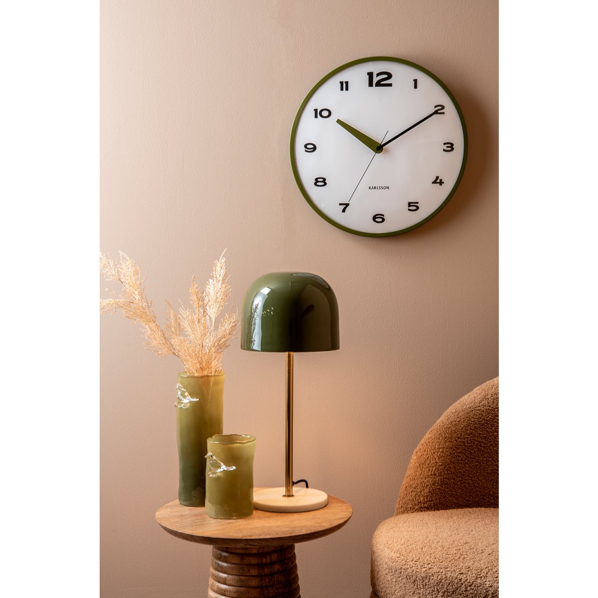 Karlsson - Wandklok Brisk Dome