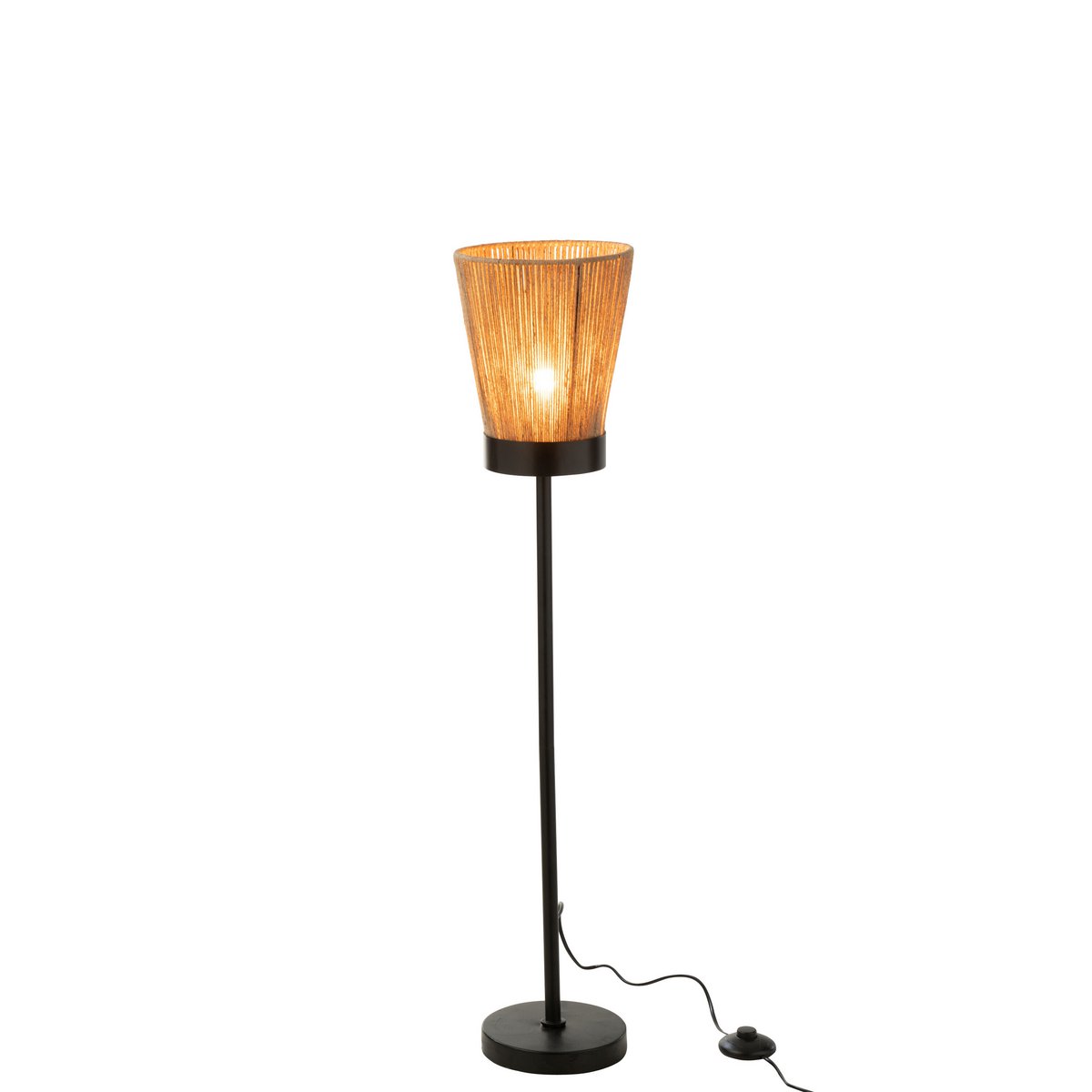 J-Line - Lampadaire Luna - Jute - Beige - Moyen