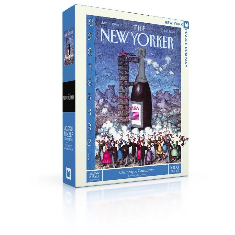 New York Puzzle Company - Puzzel 'Champagne Countdown' (1000 stukjes)